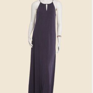 Z Supply Marta Maxi Dress Size Small Charcoal Grey